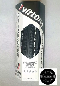 Vittoria Rubino Pro IV Control G2.0 Road Bike Tyre 700x 23c - Folding - NEW! - Picture 1 of 6