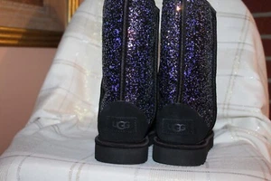 UGG GLITZER STIEFEL NEU OVP GR 7 - WHOW PARTY!  SCHULE ODER JEDER ANLASS!! - Bild 1 von 7