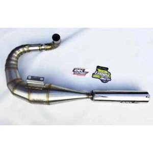 left exhaust vespa full stainless eLVi model vespa large frame 150 cc 177cc L404 - Bild 1 von 4