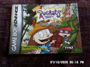 Rugrats Castle Capers (Gameboy Advance) GBA Instruction Manual Only... NO GAME - Picture 1 of 2