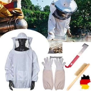 Imkeranzug Beekeeper Schutzanzug Hut Schleier Bienenzucht Imkereibedarf Kleidung - Bild 1 von 24