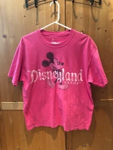 Disneyland Minnie Mouse T-shirt - Size Large (Hot Pink) - Picture 1 of 4