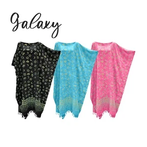 Galaxie Star Wars Damen Kaftan Lange Ethnische Hand gemacht Vibrant Große Frauen - Bild 1 von 5