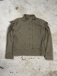 Vintage Y2K Asymmetrical Utility Light Jacket Army Style Avant Garde Japanese - Picture 1 of 13