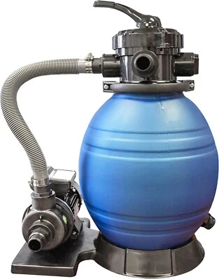 HYDROTOOLS by Swimline 12" Sand Filter Combo w/ Stand, 1980 GPH, 60lb Capacity - Image 1 of 3