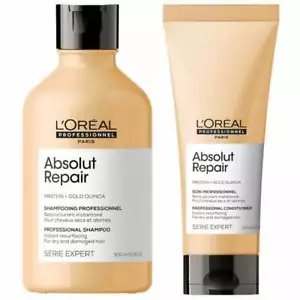 L'OREAL ABSOLUT REPAIR SHAMPOO 300 ML AND CONDITIONER 200 ML - Picture 1 of 3