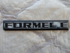 Volkswagen " Formel E" plastic script badge, part no: RSM 321 853 675A - Picture 1 of 1