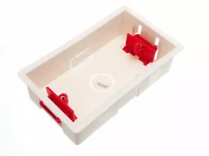 Neu 48 x geformte Hohlwand Muster Schalter Steckdose Back Box doppelt 35 mm - eine - Bild 1 von 1