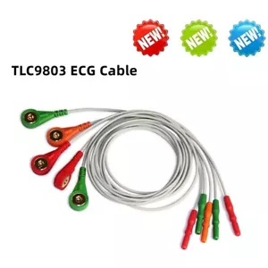 5 Lead ECG Cable for CONTEC Dynamic Holter TLC9803/TLC5007 - Picture 1 of 2