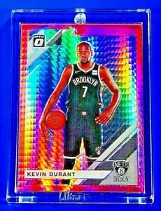 Optic Pink Hyper Prizm Kevin Durant Warriors Nets SP Parallel Holo Refractor MVP