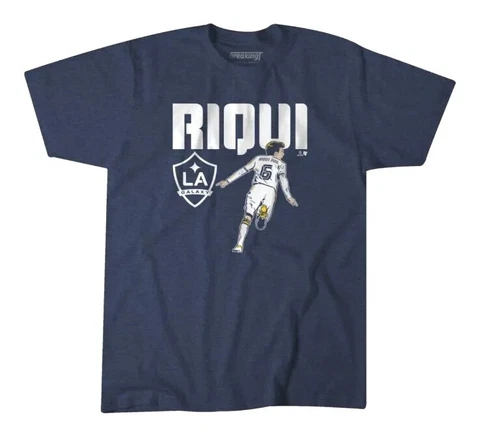 LA Galaxy Riqui Puig Short Sleeve Shirt Men's Blue NEW No Tag, Size 3XL Cover