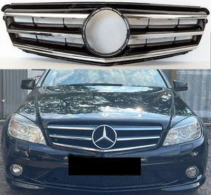 Für Mercedes C-Klasse W204 Stoßstange vorne AMG Gitter C220CDI T-Modell Sport 07 - 14 - Bild 1 von 13