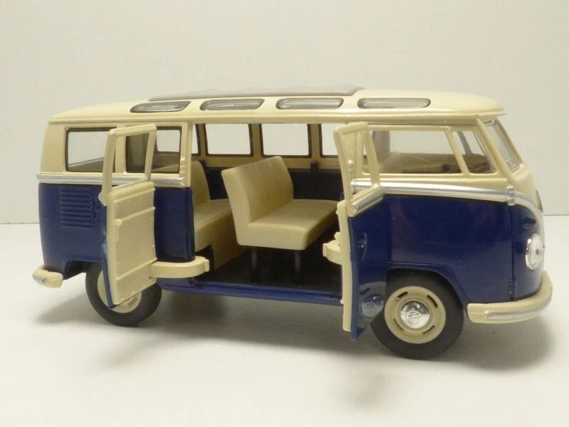 Volkswagen Combi T1 тип 2 SAMBA Bleu 1/24 VW - Изображение 1 из 1