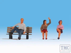 N17860 Noch O Scale Seated People (3) Figure Set - Picture 1 of 1