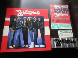 Whitesnake 1983 Japan Tour Book w Ticket Promo Flyer Deep Purple Coverdale Cozy - Picture 1 of 11