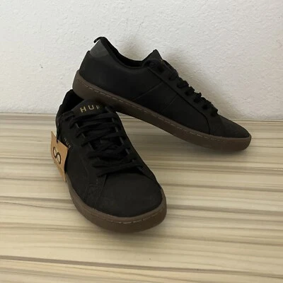Zapato de skateboarding HUF Boyd de cuero negro para hombre - talla 6 Foto 1 de 4