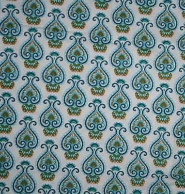 cotton quilting fabric 24" piece darjeeling boho paisley Westminster - Image 1 of 3