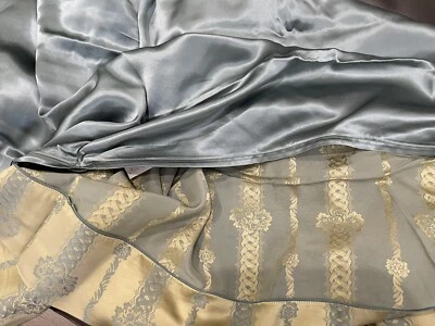 $1612 Fino Lino Italia NUEVO CON ETIQUETAS 1 pieza funda nórdica King mezcla de seda 90”x102” cremallera con brida Foto 1 de 4