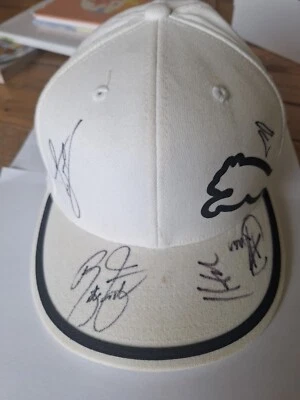 PGA 7 player autograph hat, Ricky Fowler, Zach Johnson autographed hat - Image 1 of 4