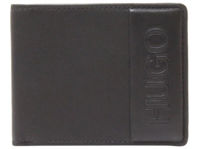 Hugo Boss Hombre Domtone Cartera Cuero Genuino Negro 50451766 Foto 1 de 4