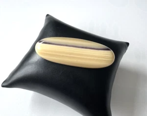 Edle Vintage Horn Brosche Modeschmuck mit natürlicher Ausstrahlung ! - Bild 1 von 13