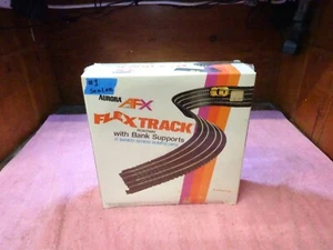 AURORA AFX 36" FLEX TRACK ROADWAY W/ BANK SUPPORTS NO. 2532 NOS 1979 SEALED NIB - Picture 1 of 9