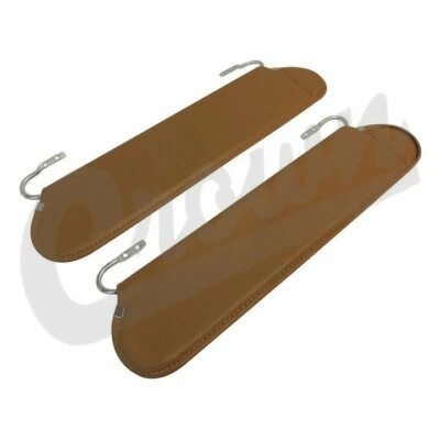 Crown Automotive Sun Visor Set Spice For 72-86 Jeep CJ-5 CJ-6 CJ-7 CJ-8 RT54003 - Изображение 1 из 3