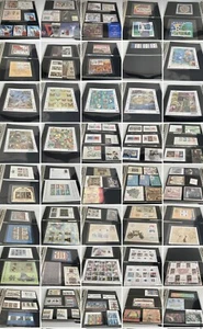 Malta Liechtenstein Postage Stamp Collection Album Unstamped 860 Pieces 071 - Picture 1 of 24