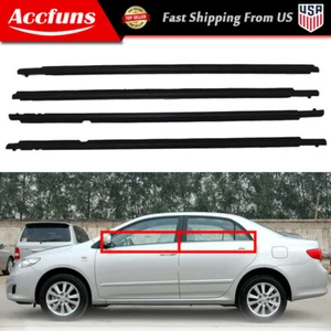 For Toyota Corolla 2009-2013 Window Vent Visor Rain Guard Deflector 4pcs Acrylic - Picture 1 of 9