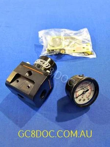 RCM Fuel Pressure Regulator + Gauge For Subaru - Picture 1 of 4
