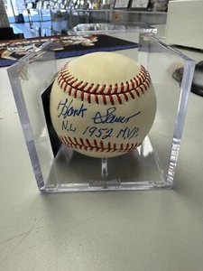 Hank Sauer Signed Baseball Inscribed “N.L. 1952 MVP” Tristar Authenticated - Picture 1 of 3
