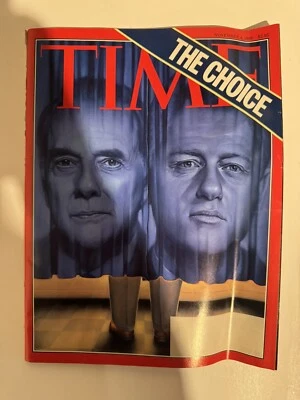 Time Magazine Bill Clinton Leonardo DiCaprio November 4 1996 012121nonr - Image 1 of 2