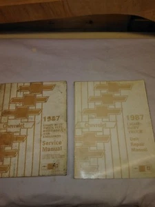 1987 Chevrolet Light Duty Service Manual Lot - Bild 1 von 1