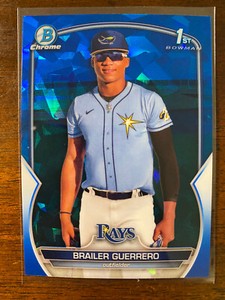 2023 Bowman Chrome Sapphire Brailer Guerrero #BCP-240 1st Prospect Rays