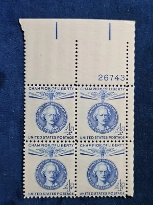 1960  US SCOTT#1159   4C STAMP BLOCK OF 4 - Image 1 of 2