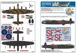 Kits-World decals 1/32 Avro Lancaster B.I/III Devil for HK Models - 132072 - Picture 1 of 2