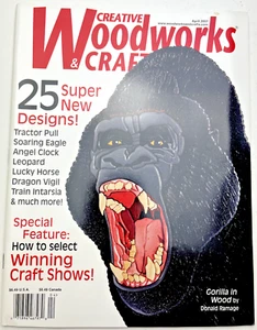 Scroll Saw Patterns Included! Creative Woodworks & Crafts Issue #123- 2007- NEW - Picture 1 of 1