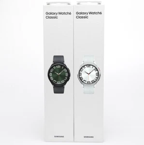 Samsung Galaxy Watch 6 Classic 43mm SM-R950 Bluetooth Stainless Steel Smartwatch - Picture 1 of 7