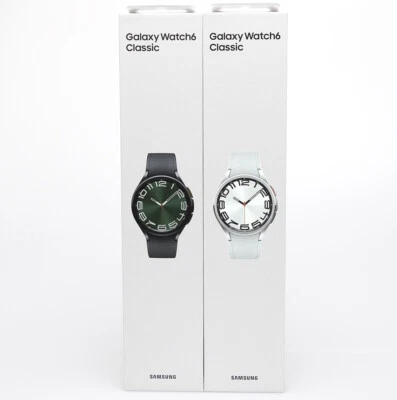 Samsung Galaxy Watch6 Classic SM-R950 (Bluetooth 43mm) Stainless Steel Case New - Image 1 of 4