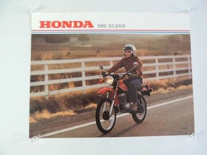 NOS 1981 XL100S XL100 Honda Dealer Brochure L215 - Picture 1 of 1