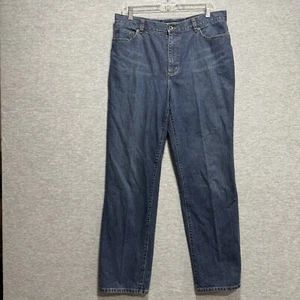 Lauren Ralph Lauren Women’s Jeans 33x33 Size 14 Blue Classy Straight Medium Wash - Picture 1 of 11