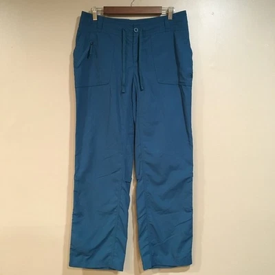 Pantalones de senderismo The North Face convertibles de carga para mujer 10 azul verdoso al aire libre Gorp Foto 1 de 4