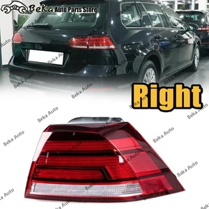 Right For Tail Light Volkswagen VW Golf 7.5th 2018 2019 2020 Rear Out Brake Lamp - Picture 1 of 18