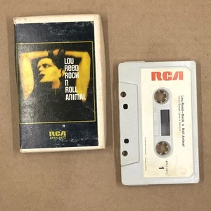 LOU REED Cassette Tape 70s Glam ROCK N ROLL ANIMAL VELVET UNDERGROUND FLIP BOX - Imagen 1 de 7