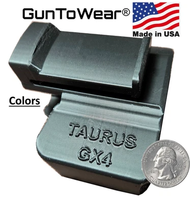 GUNTOWEAR TAURUS GX4 Holster In Waistband IWB Made in USA 7 Colors 3D Printed