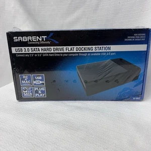 Sabrent USB 3.0 to SATA Externe Festplatte Lay-Flat Dockingstation EC-DFLT - Bild 1 von 3