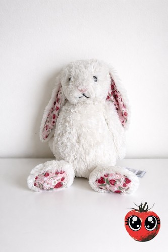 NWT Jellycat Blossom Cream Bunny 'Berry' medium | eBay