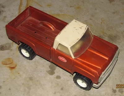 Camioneta pickup Tonka Dodge vintage bronce, juguete de acero prensado, 14" años 70 Foto 1 de 4