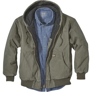 Gravel Gear Men's Hooded Tundra Jacket - Moss, 2XL - Picture 1 of 10