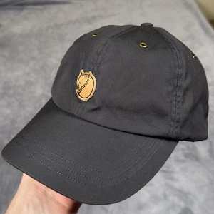 Fjallraven Hat Mens L/XL Brown Helags Cap Adjustable Leather Logo Strapback Hike - Picture 1 of 10